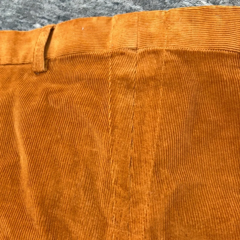 HILTLMen's Burnt Orange Corduroy‎ Pants